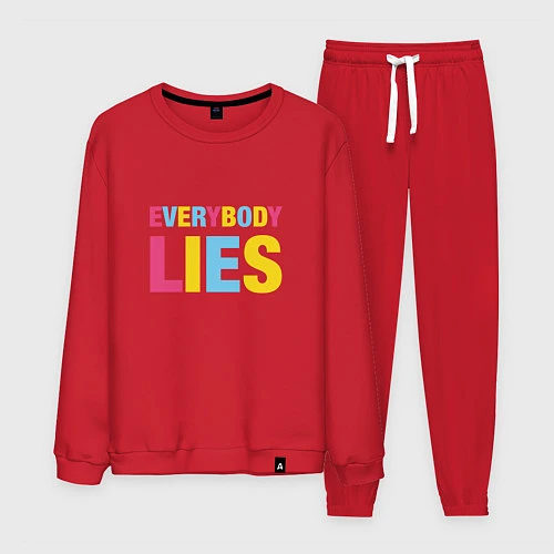 Мужской костюм Everybody Lies / Красный – фото 1
