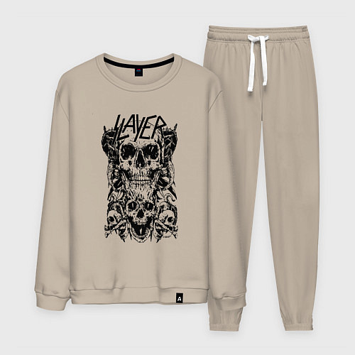 Мужской костюм Slayer Skulls / Миндальный – фото 1
