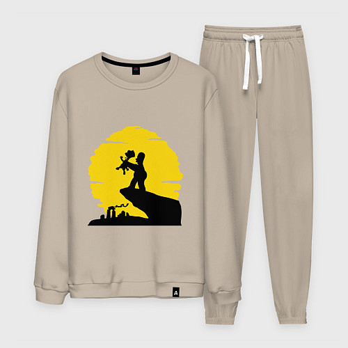 Мужской костюм Homer & Bart / Миндальный – фото 1