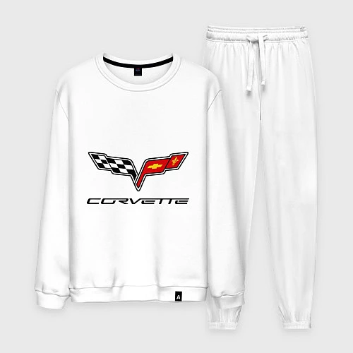 Мужской костюм Chevrolet corvette / Белый – фото 1