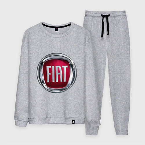 Мужской костюм FIAT logo / Меланж – фото 1