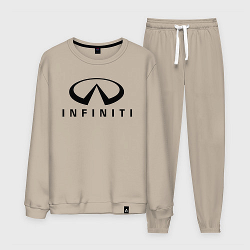 Мужской костюм Infiniti logo / Миндальный – фото 1