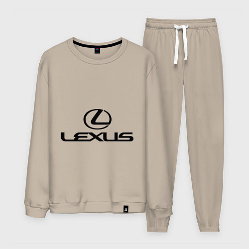 Мужской костюм Lexus logo / Миндальный – фото 1