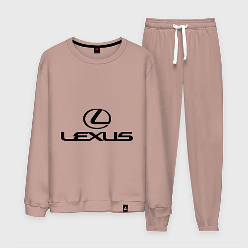 Мужской костюм Lexus logo / Пыльно-розовый – фото 1