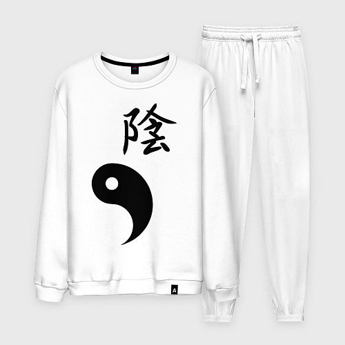 Мужской костюм Инь парная / Белый – фото 1
