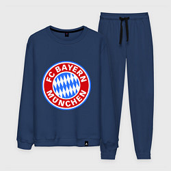 Костюм хлопковый мужской Bayern Munchen FC, цвет: тёмно-синий