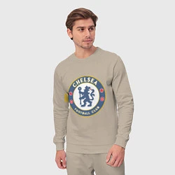 Костюм хлопковый мужской Chelsea FC, цвет: миндальный — фото 2
