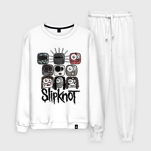 Мужской костюм Slipknot Masks / Белый – фото 1
