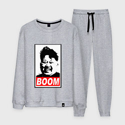 Костюм хлопковый мужской BOOM: Kim Chen Eun, цвет: меланж