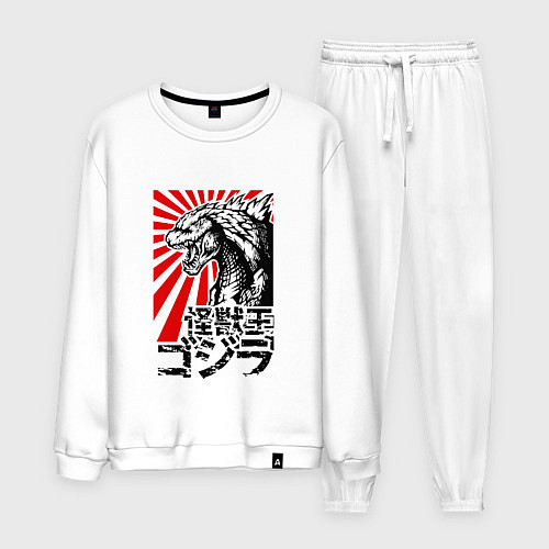 Мужской костюм Godzilla Poster / Белый – фото 1