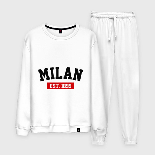 Мужской костюм FC Milan Est. 1899 / Белый – фото 1