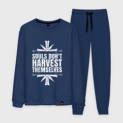 Костюм хлопковый мужской Harvest Themselves, цвет: тёмно-синий