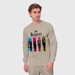 Костюм хлопковый мужской Walking Beatles, цвет: миндальный — фото 2