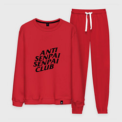 Костюм хлопковый мужской ANTI SENPAI CLUB, цвет: красный