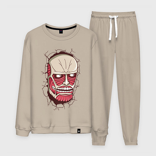 Мужской костюм Colossal Titan / Миндальный – фото 1