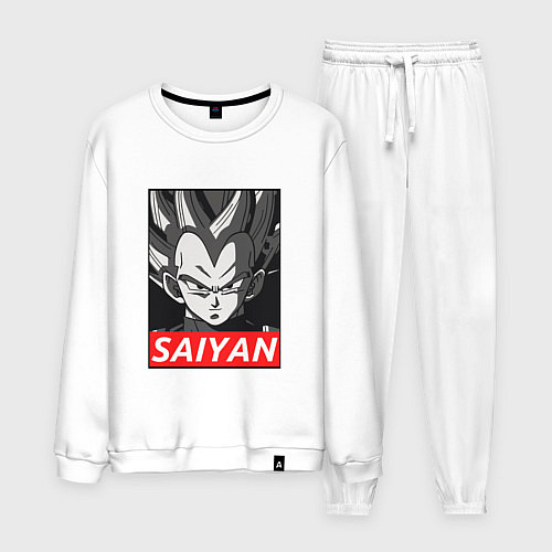 Мужской костюм SAIYAN OBEY / Белый – фото 1