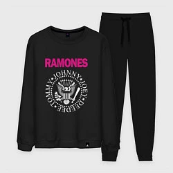 Костюм хлопковый мужской Ramones Boyband, цвет: черный