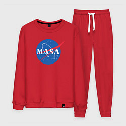 Костюм хлопковый мужской NASA: Masa, цвет: красный