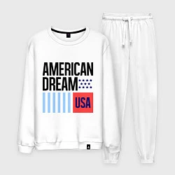 Костюм хлопковый мужской American Dream, цвет: белый