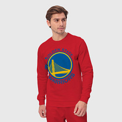 Костюм хлопковый мужской Golden state Warriors, цвет: красный — фото 2