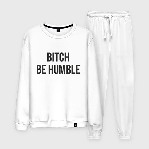Мужской костюм Bitch Be Humble / Белый – фото 1