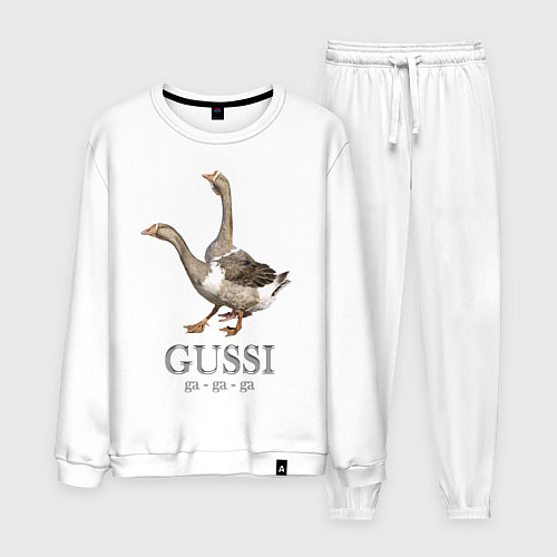 Мужской костюм Гуси / Белый – фото 1