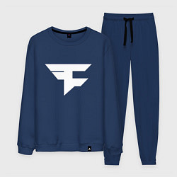 Костюм хлопковый мужской FAZE Symbol, цвет: тёмно-синий