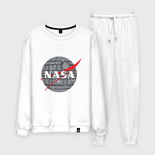 Мужской костюм NASA: Death Star / Белый – фото 1