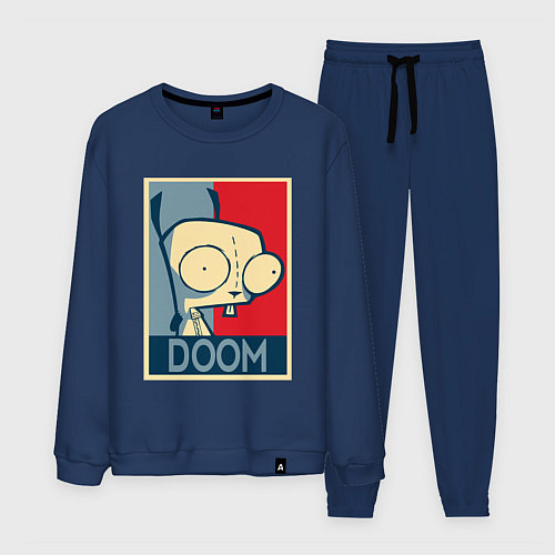 Мужской костюм Doom Zim / Тёмно-синий – фото 1