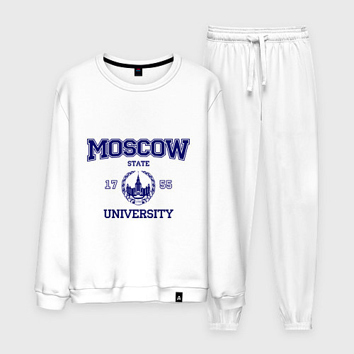 Мужской костюм MGU Moscow University / Белый – фото 1