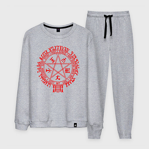 Мужской костюм Alucard Pentagram / Меланж – фото 1