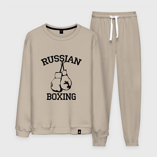 Мужской костюм Russian Boxing / Миндальный – фото 1