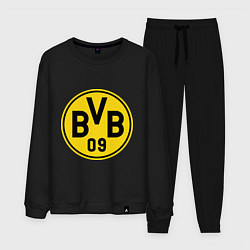 Костюм хлопковый мужской BVB 09, цвет: черный