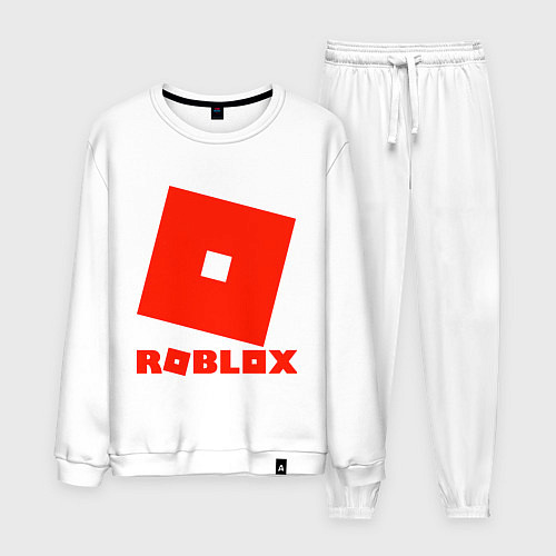 Мужской костюм Roblox Logo / Белый – фото 1