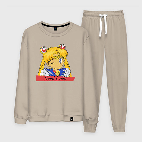 Мужской костюм Sailor Moon Good Luck / Миндальный – фото 1