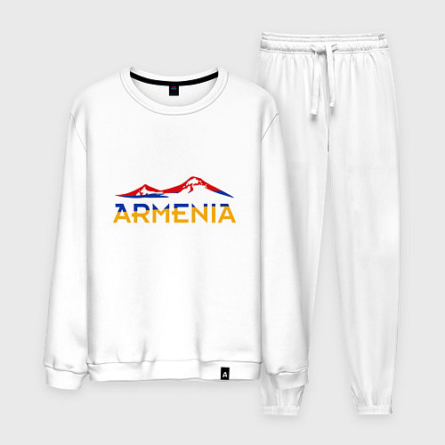 Мужской костюм Армения / Белый – фото 1
