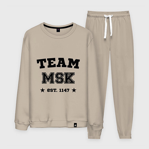 Мужской костюм Team MSK est. 1147 / Миндальный – фото 1