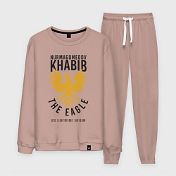 Костюм хлопковый мужской Khabib: The Eagle, цвет: пыльно-розовый