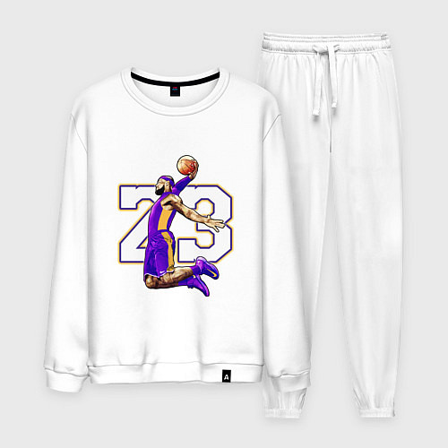 Мужской костюм Леброн Джеймс / Белый – фото 1