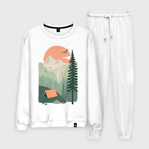 Мужской костюм Wood Adventure / Белый – фото 1
