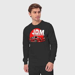 Костюм хлопковый мужской JDM Culture, цвет: черный — фото 2