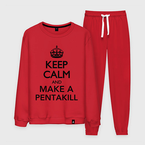 Мужской костюм Keep Calm & Make A Pentakill / Красный – фото 1