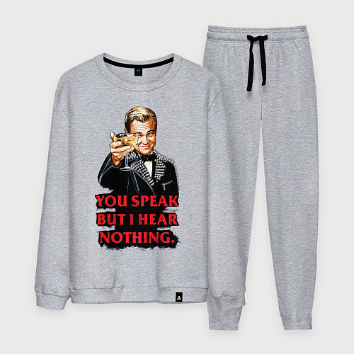 Мужской костюм Gatsby: You Speak / Меланж – фото 1