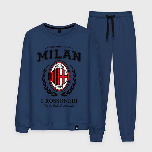 Мужской костюм Milan: I Rossoneri / Тёмно-синий – фото 1
