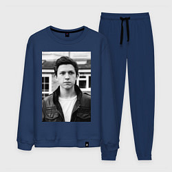 Костюм хлопковый мужской Tom Holland, цвет: тёмно-синий