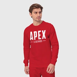 Костюм хлопковый мужской Apex Legends, цвет: красный — фото 2