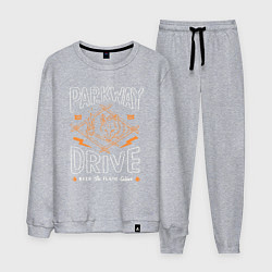 Костюм хлопковый мужской Parkway Drive: Keep the flame alive, цвет: меланж