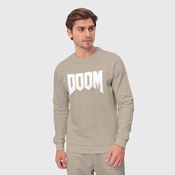 Костюм хлопковый мужской DOOM, цвет: миндальный — фото 2