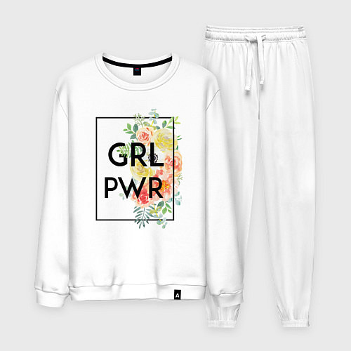 Мужской костюм GRL PWR / Белый – фото 1