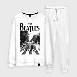 Костюм хлопковый мужской The Beatles: Mono Abbey Road, цвет: белый